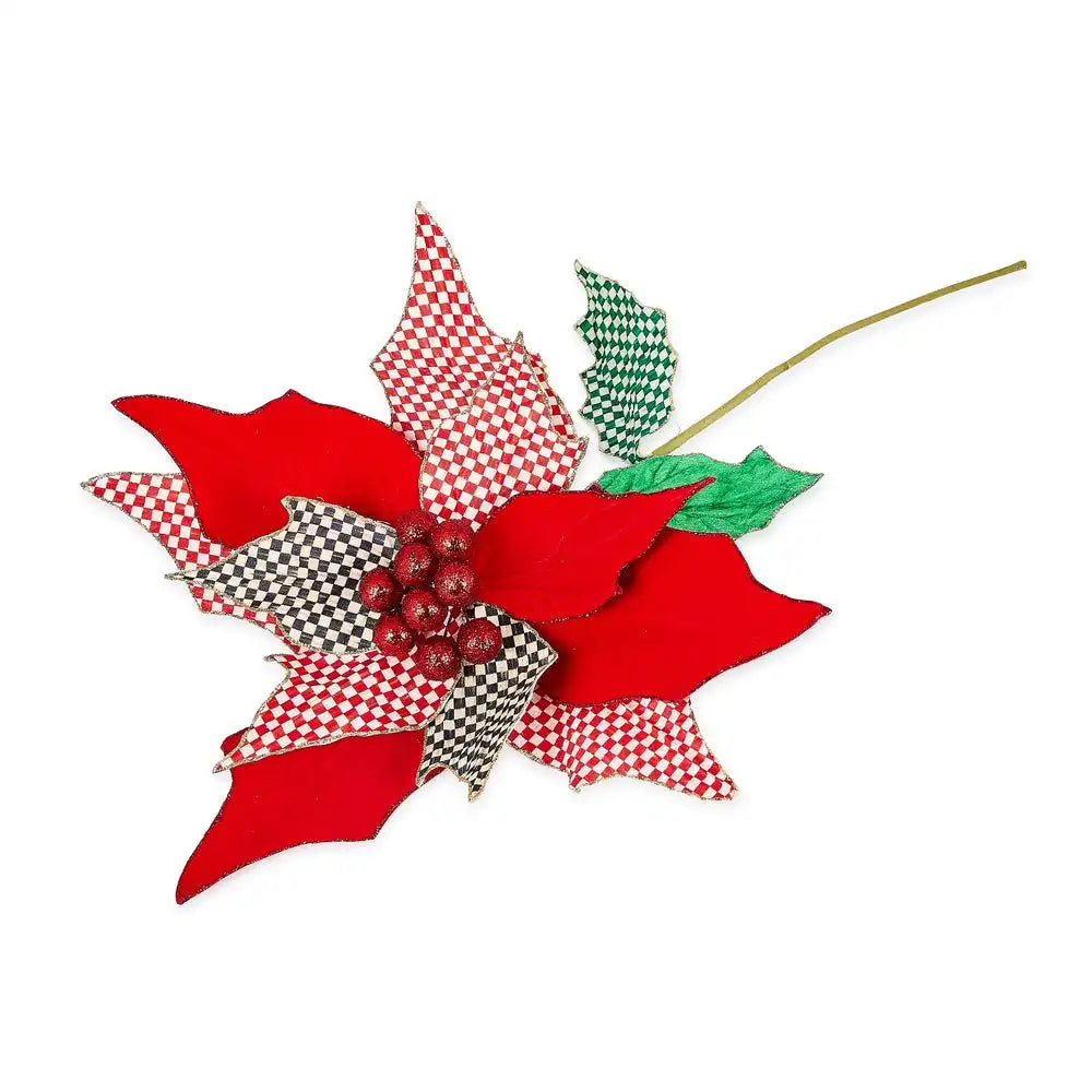 Check It Out Jumbo Poinsettia Stem