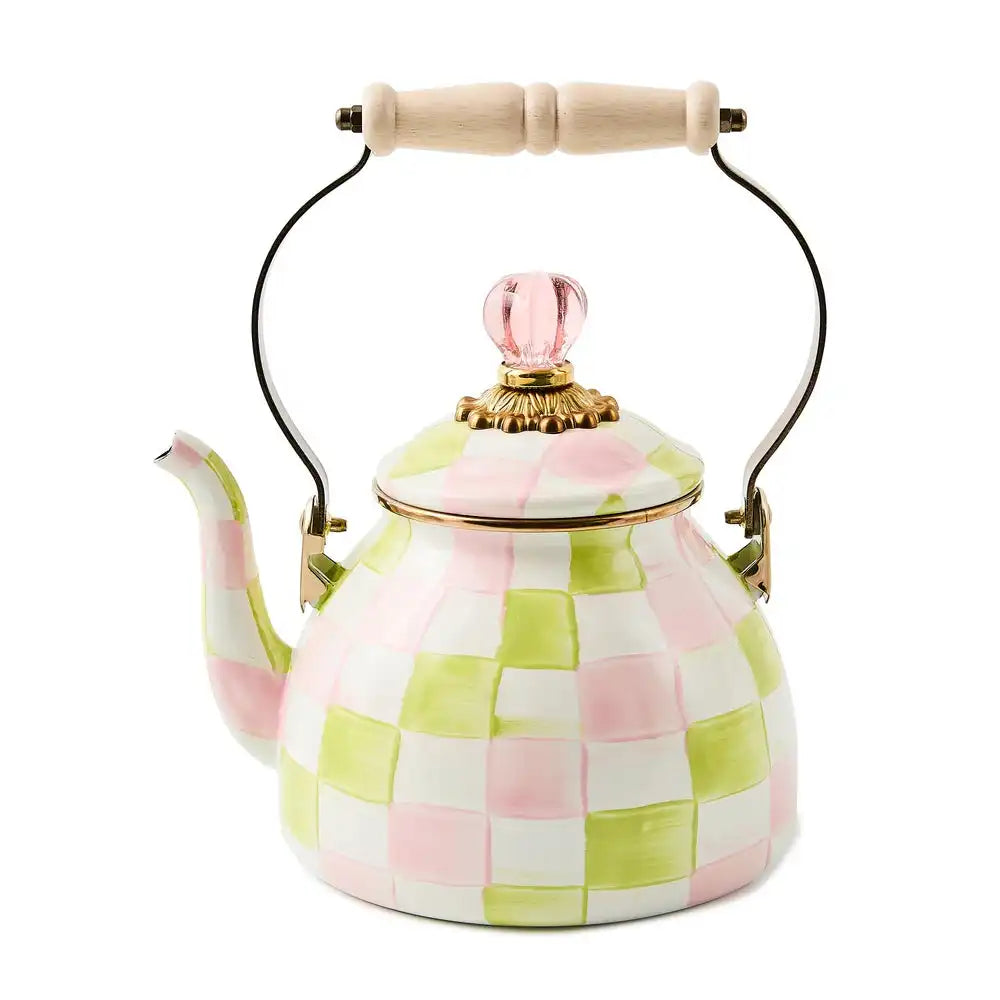 Palm Beach Check 2 Quart Tea Kettle