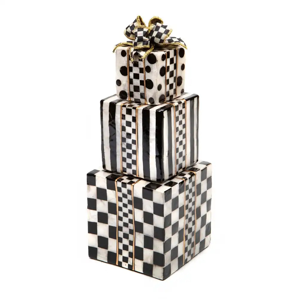 Courtly Capiz Gift Tower
