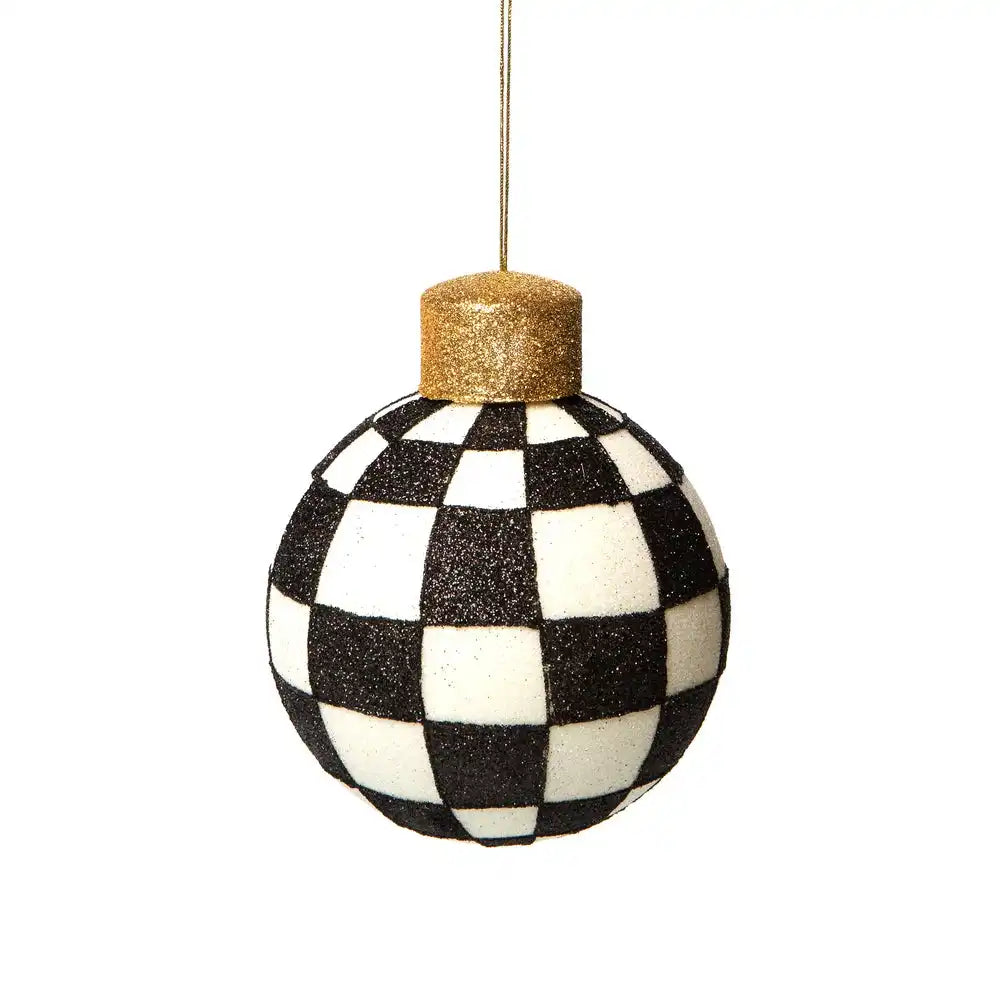 Classic Courtly Glass Ornaments, Set of 4