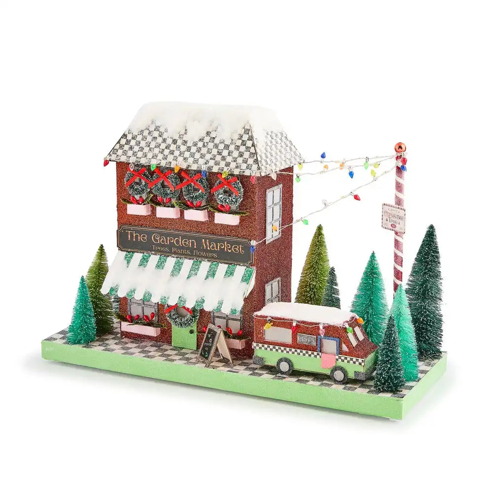 Check It Out Illuminated Garden Market Paper House
